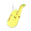 A life-size saxophone crafted entirely from flowers is displayed against a crisp white background, its form so clearly defined that you can almost imagine music flowing from it. The main body of the sax is a seamless expanse of yellow chrysanthemums, each blossom pressed closely against the next to produce a thick, tactile carpet of colour that glows warmly, much like brass catching the light on stage. The bell at the bottom opens in a gentle flare, while the neck curves upward with a confident line, capturing the character of the instrument with graceful accuracy. Tracing the path where keys and decorative details would normally sit, a twisting line of bright orange-red spray roses runs vertically along the front, their petite blooms punctuated by touches of fresh green foliage. These accents introduce a vibrant interplay of hues-sunny yellow, fiery red-orange, and leaf green-that keeps the eye moving along the instrument's length. Slender green support wires appear discreetly in places, hinting at the hidden scaffolding that allows such a delicate idea to hold its sculptural shape. A faint, soft-edged shadow beneath the arrangement anchors it gently to the surface, adding depth without distraction. The tribute feels both personal and expressive, ideal for remembering someone from Canonbury whose life revolved around music, perhaps a jazz lover who enjoyed evenings in nearby Islington venues or quiet sessions at home. More than a simple wreath, this floral saxophone reads like a final encore in flowers-crafted by a local florist who understands how deeply melodies and memories can be woven into a farewell.